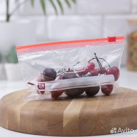 Пакеты с sаfe-защёлкой 1 л, 15 шт