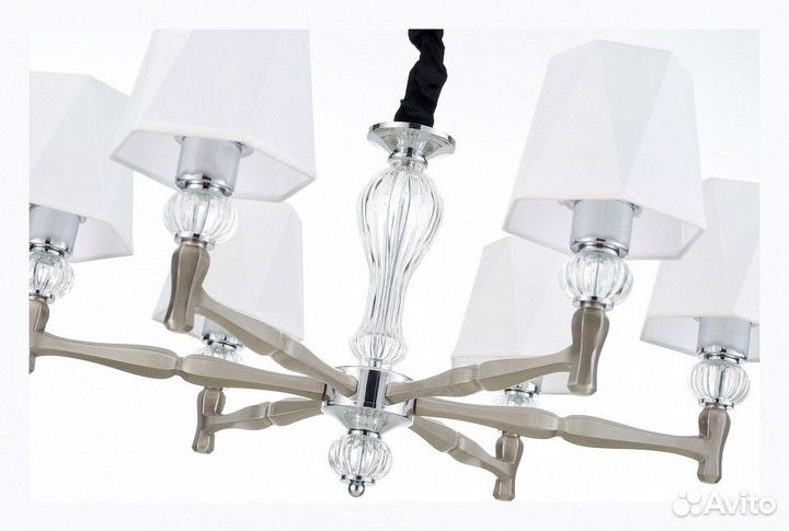 Подвесная люстра Arcadia 672/6S Nickel