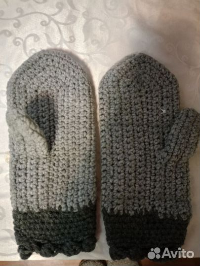 Варежки женские ручная работа