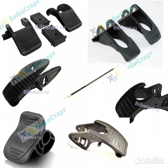 Педали тормоза и тросики для детских колясок