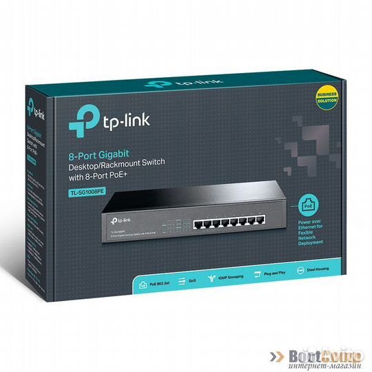Коммутатор TP-Link TL-SG1008PE