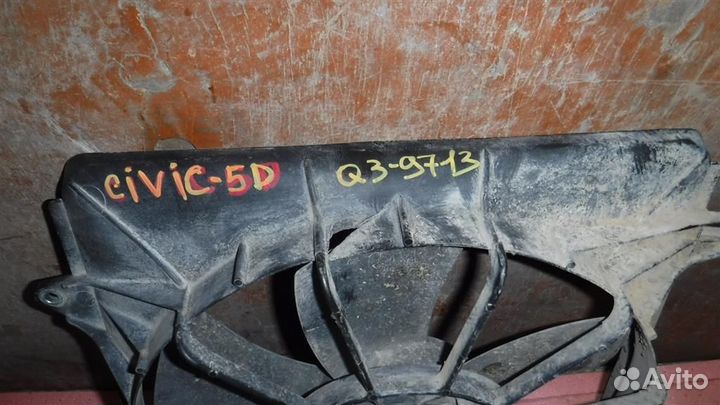 Вентилятор радиатора Honda Civic 5D viii 2006-2012