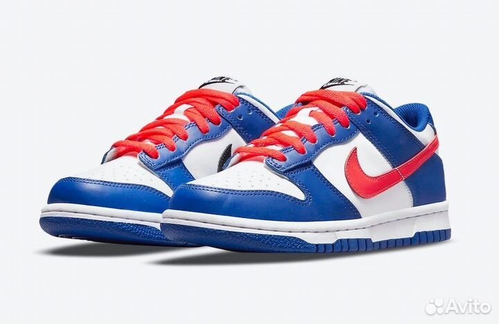Nike Dunk Low Crimson Game Royal (GS)