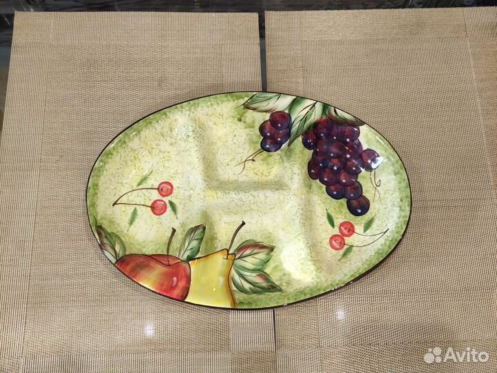 Менажница фарфоровая