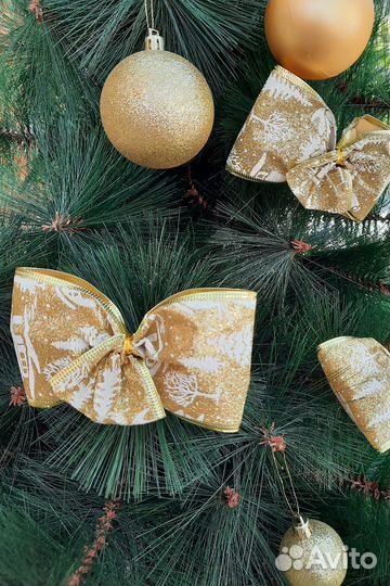 Бантики на елку,елочное украшение