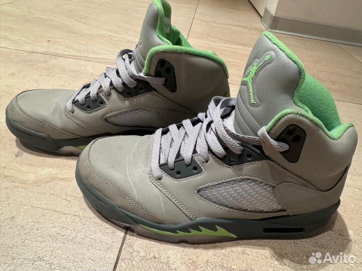 Air Jordan 5 Retro GS Green Bean