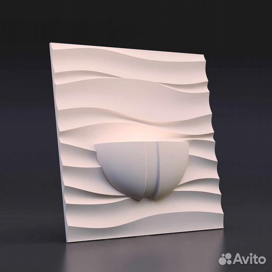 Гипсовая 3D панель 