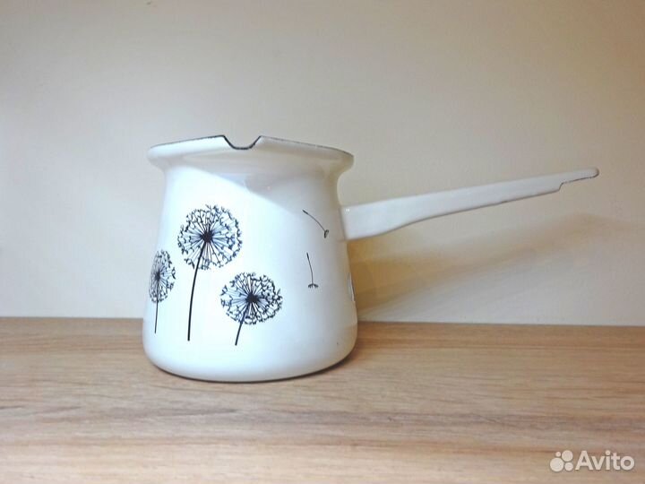 Турка эмалированная, ковшик, Сербия, две расцветки