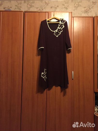 Платье трикотажное 52 размер