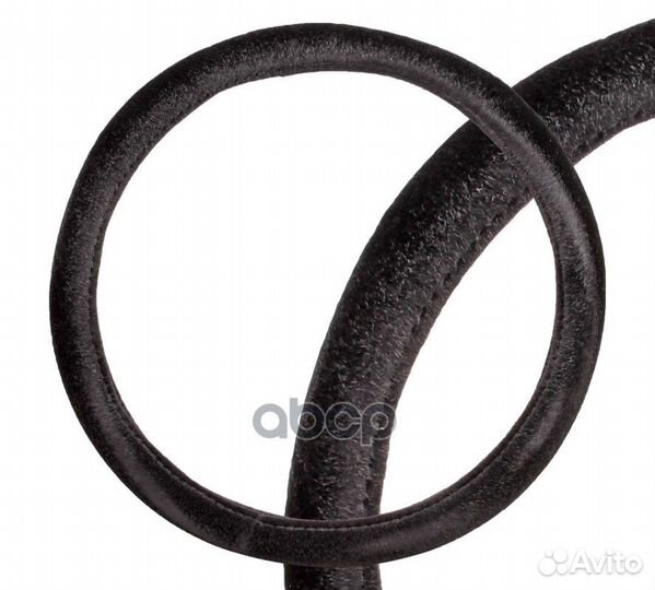 Оплетка из искусственного меха, цвет-черный, 38