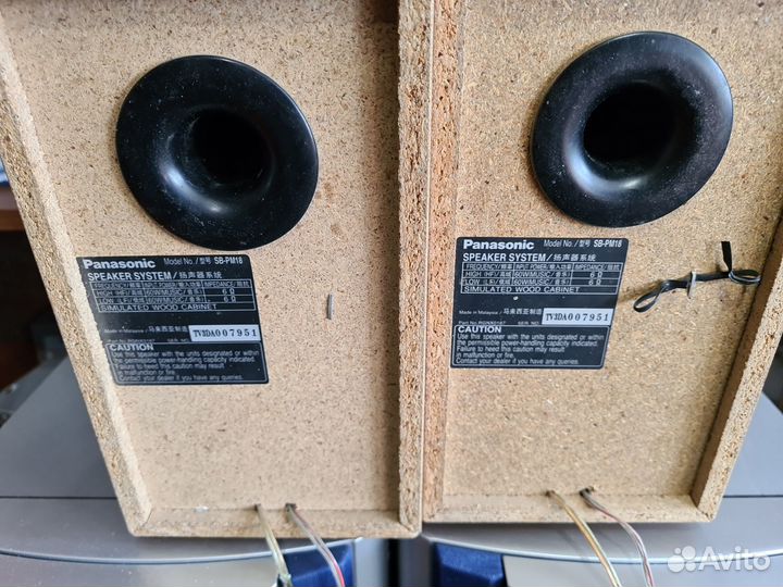 Колонки Aiwa и Panasonik SB-PM18