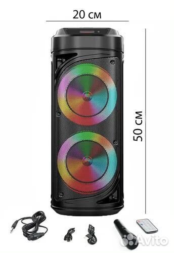 Колонка 50см. ZQS 6212 с микрофоном