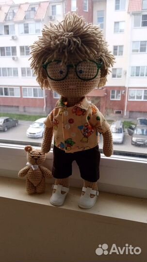 Интерьерная кукла амигуруми
