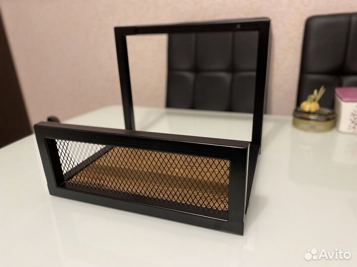 Подставка для виниловых пластинок лофт