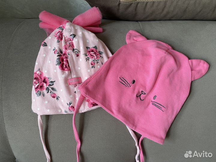 Шапки на девочку 44