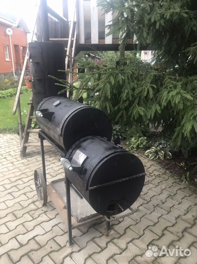 Мангал коптильня смокер