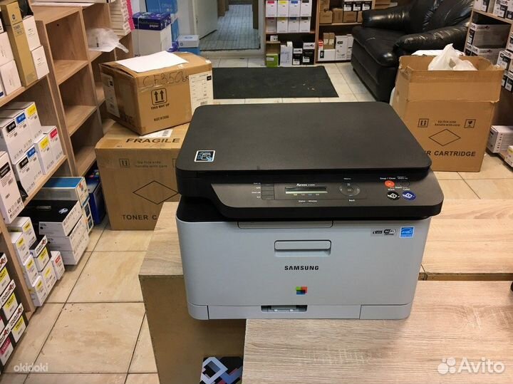 Мфу лазерный цветной Samsung Xpress SL-C460W