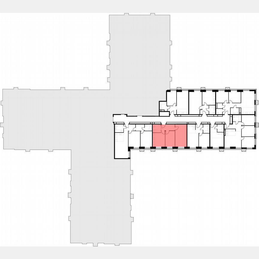 2-к. апартаменты, 56,8 м², 6/30 эт.