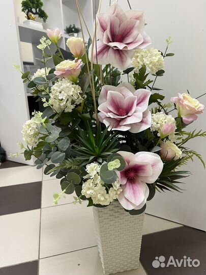 Искусственные цветы для декора