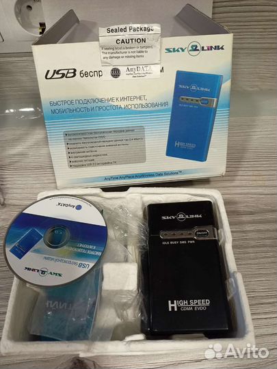 Модем anydata ADU-E100A skylink