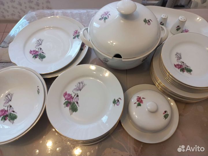 Столовый сервиз гдр на 6 персон