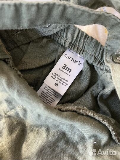 Нарядный костюм для девочки 62 размер Carter's