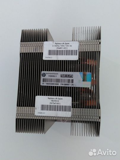 Радиатор HP 490448-001 для DL180G6