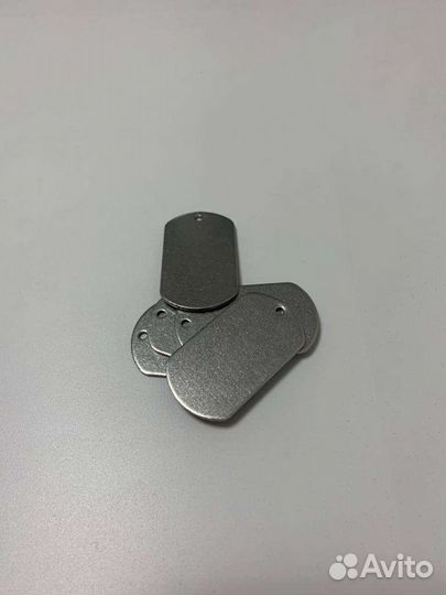 Армейские жетоны нержавейка - 28х50мм