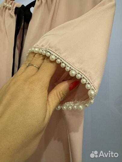 Платье атласное