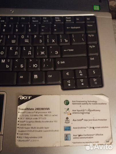 Ноутбук acer