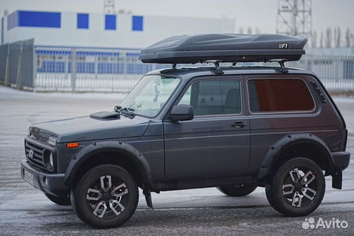 Автобокс Cybort F1 металлик на Нива 2121 4х4