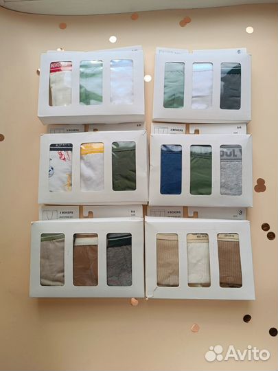 Боксеры Zara комплект 3 шт 98 116 128 140 152 164