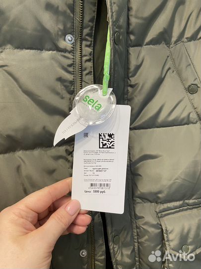Куртка для девочки 152 sela новая