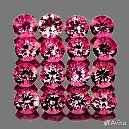 Гранат натуральный 1,46Ct 80шт 1,5мм VVS Танзания