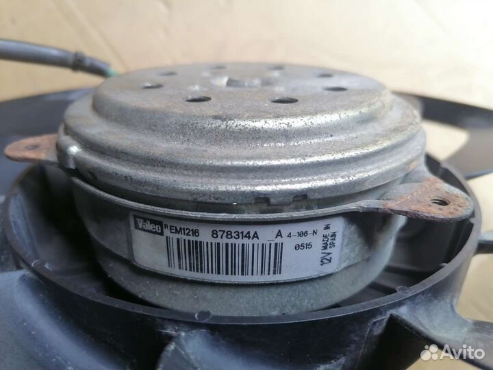 Вентилятор охлаждения радиатора Audi A6 C6,Valeo