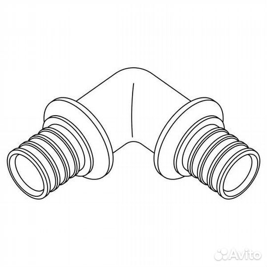 Угольник Рехау rautherm S 141,5-90