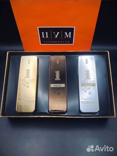 Набор мужских духов миллион