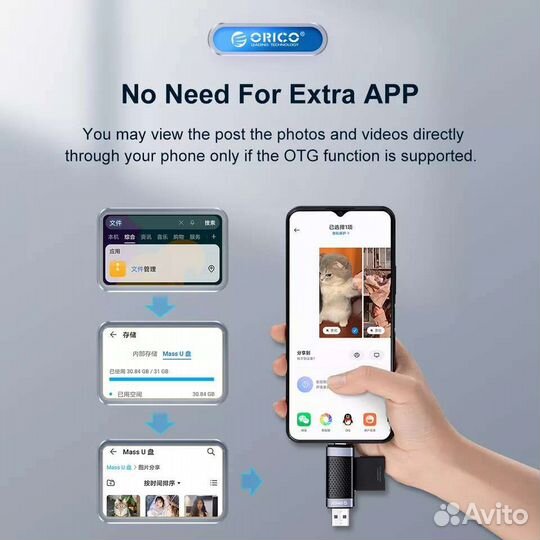 Картридер usb-type c