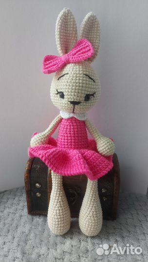 Мягкая игрушка заяц