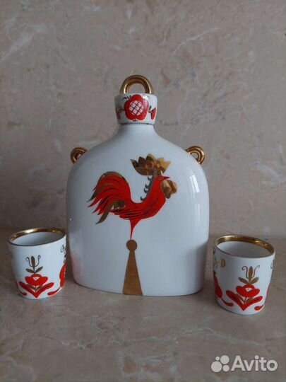 Графин с рюмками СССР