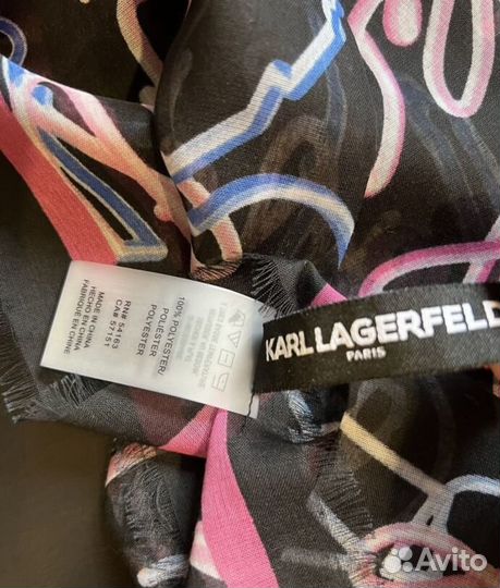 Шарфы платки палантины karl lagerfeld оригинал