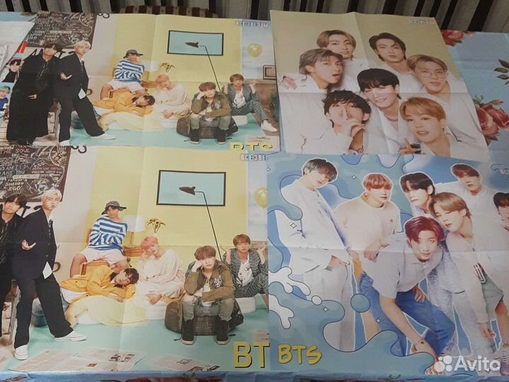 Плакаты с группой BTS