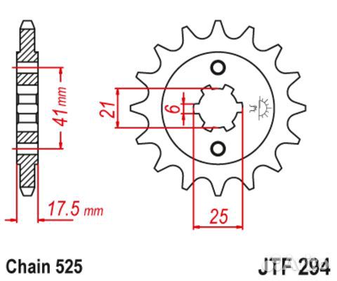 Звезда ведущая JTF294 14