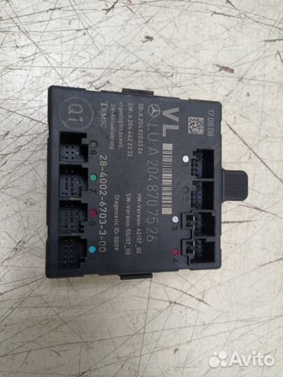 Блок комфорта двери передний левый Mercedes-Benz