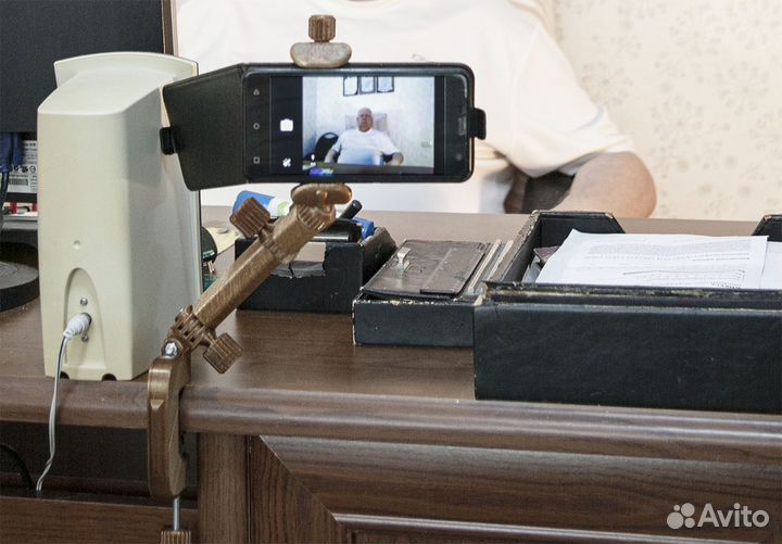 Держатель телефона, экшен-камеры на струбцине