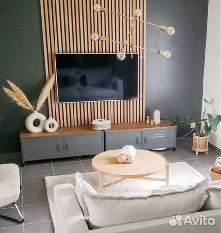 Рейки для декора стен из дерева