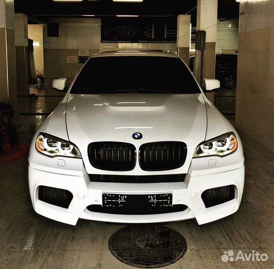 Капот горбатый «гибрид» для bmw x6/x6 e70/71