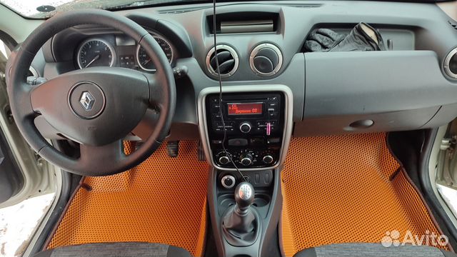 EVA коврики 3D на Renault Duster с бортами