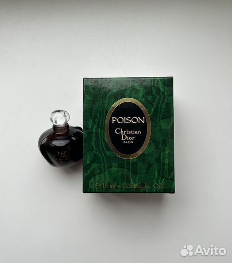 Christian dior poison духи 15 мл винтаж 1990