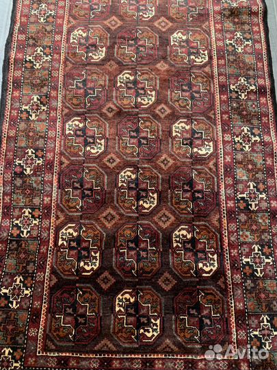 Иранский ворсовый ковер, балуччи 293х130 см